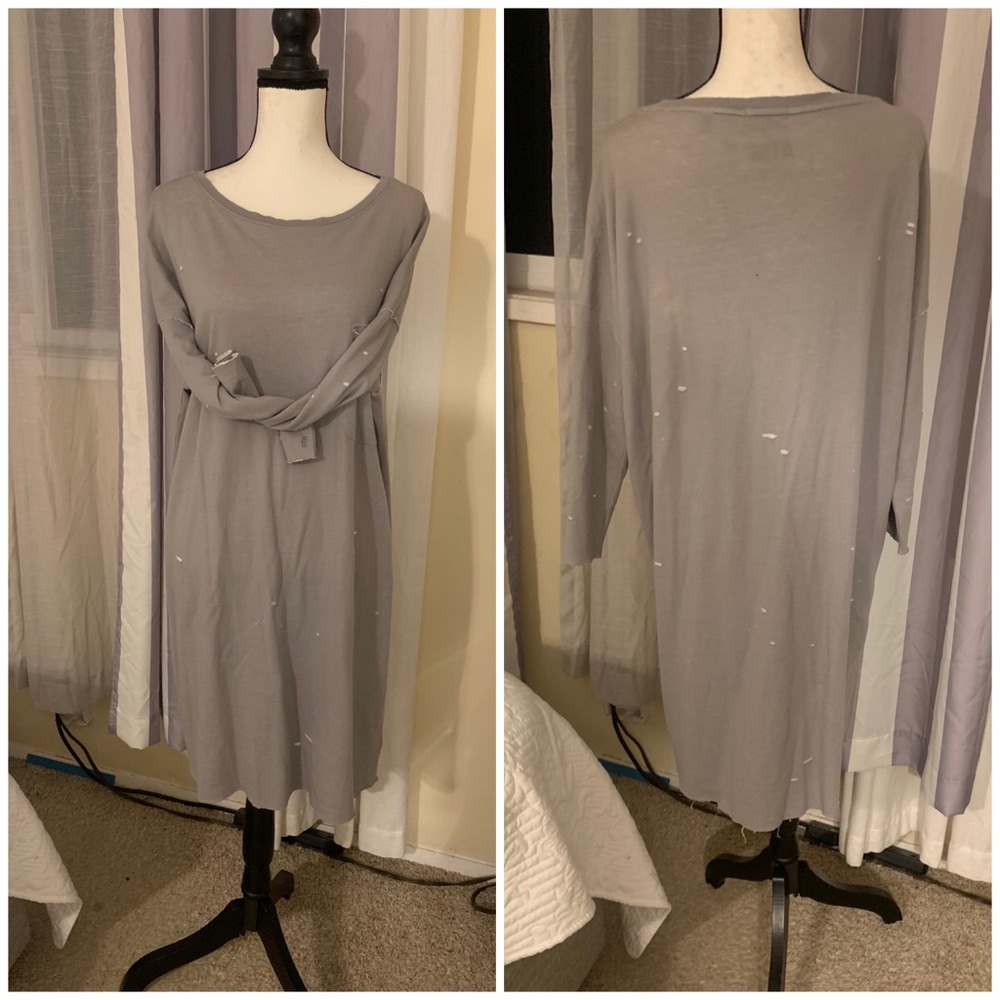 ATM SWEAT SHIRT DRESS SIZE L